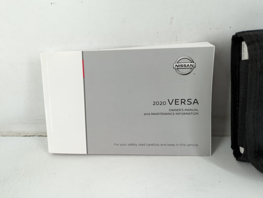 2020 Nissan Versa Owners Manual Book Guide P/N:OM20EM 0N18U0 OEM Used Auto Parts