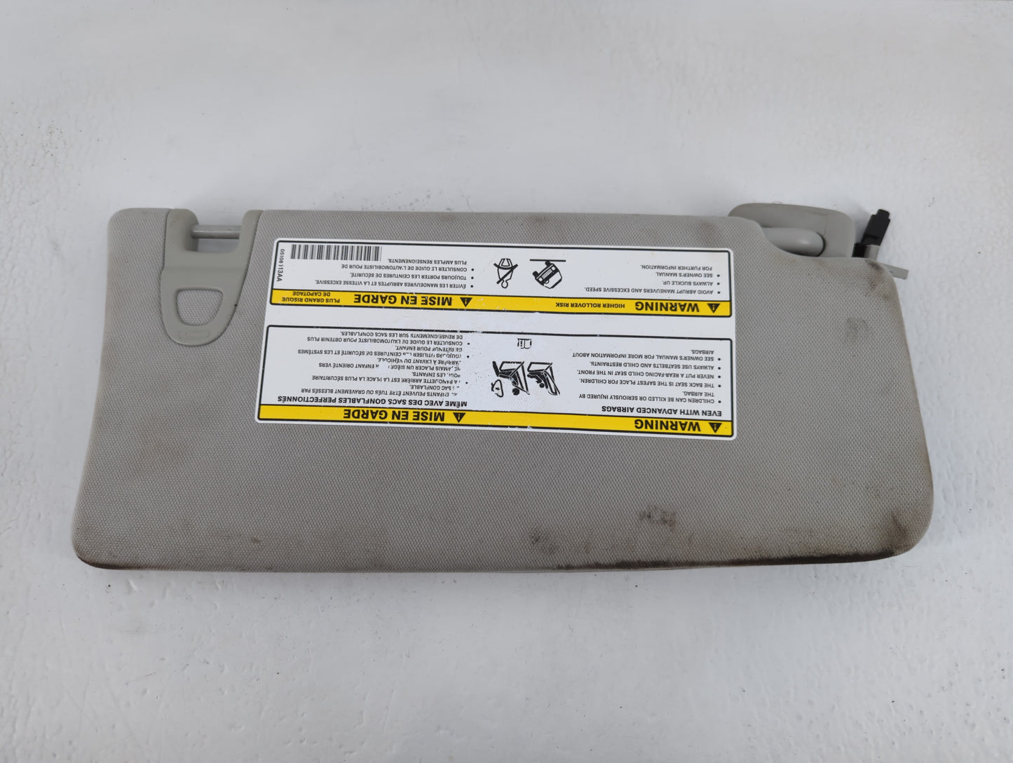 2021 Jeep Compass Sun Visor Shade Replacement Driver Left Mirror Fits OEM Used Auto Parts - Oemusedautoparts1.com