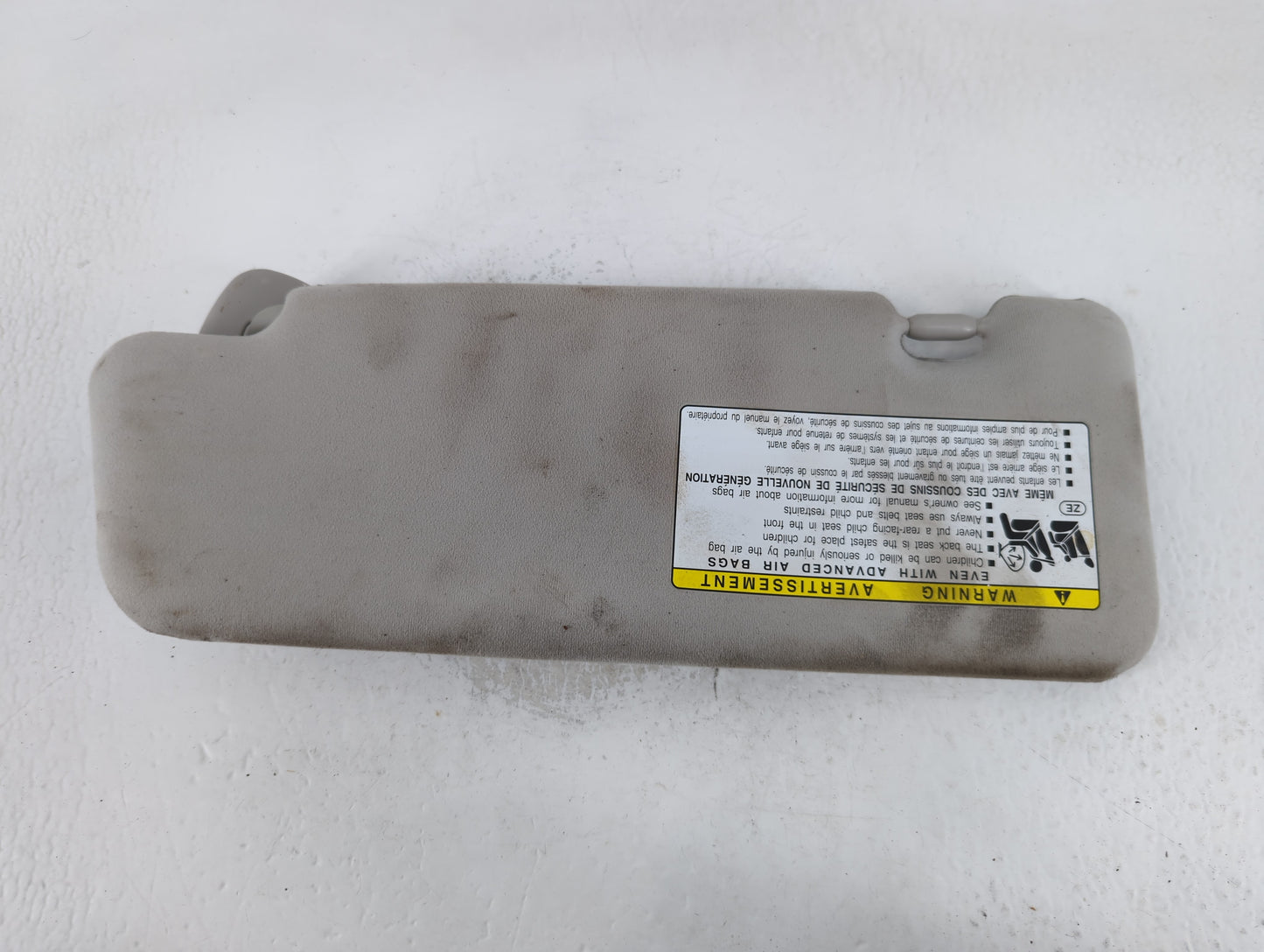 2010-2015 Toyota Prius Sun Visor Shade Replacement Passenger Right Mirror Fits Fits 2010 2011 2012 2013 2014 2015 OEM Used Auto Parts - Oemusedautoparts1.com