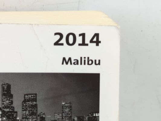 2014 Chevrolet Malibu Owners Manual Book Guide P/N:22825339 A OEM Used Auto Parts