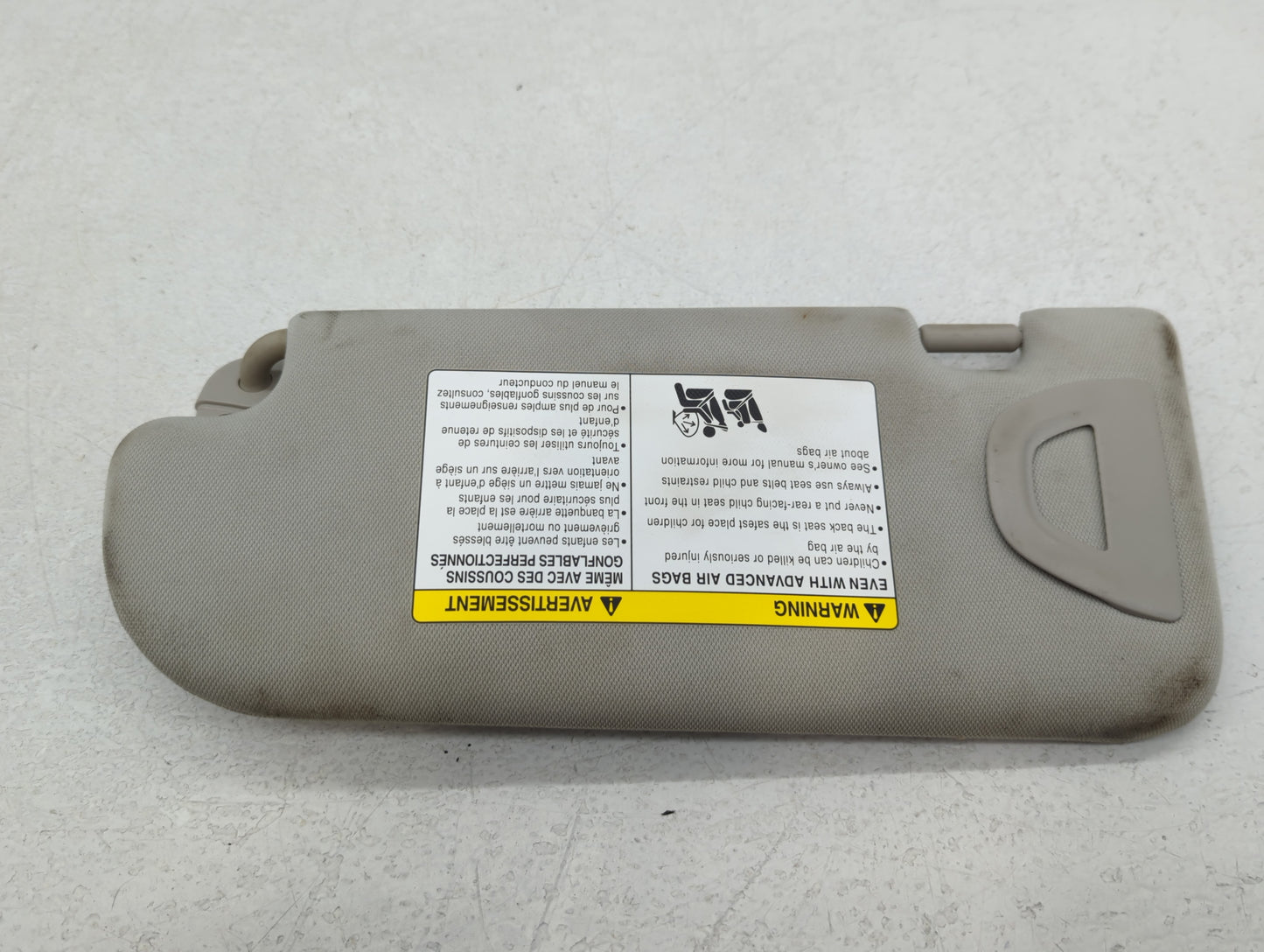 2014-2020 Infiniti Q50 Sun Visor Shade Replacement Passenger Right Mirror Fits Fits 2014 2015 2016 2017 2018 2019 2020 OEM Used Auto Parts - Oemusedautoparts1.com