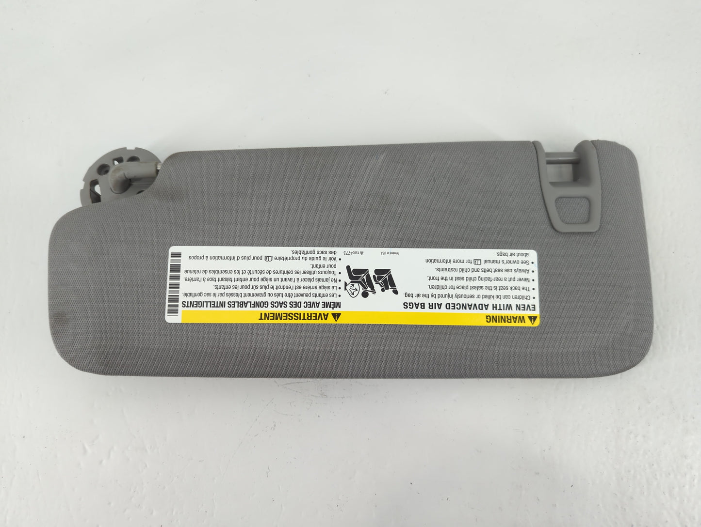 2016-2021 Chevrolet Malibu Sun Visor Shade Replacement Passenger Right Mirror Fits Fits 2016 2017 2018 2019 2020 2021 OEM Used Auto Parts - Oemusedautoparts1.com