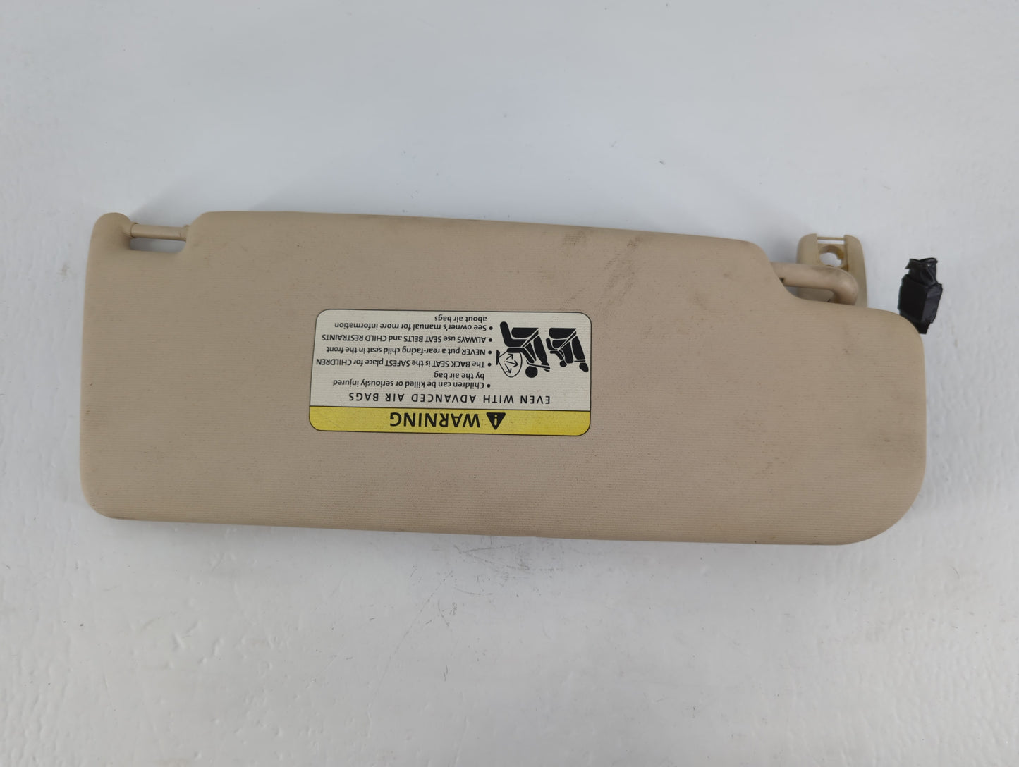 2009-2017 Volkswagen Cc Sun Visor Shade Replacement Passenger Right Mirror Fits Fits 2009 2010 2011 2012 2013 2014 2015 2016 2017 OEM Used Auto Parts - Oemusedautoparts1.com