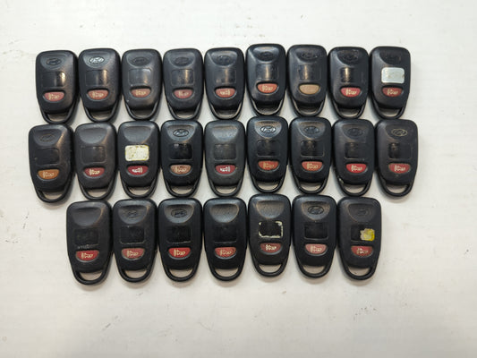 Lot of 25 Hyundai Keyless Entry Remote Fob MIXED FCC IDS MIXED PART