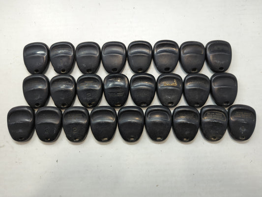 Lot of 25 Chevrolet Keyless Entry Remote Fob MIXED FCC IDS MIXED PART