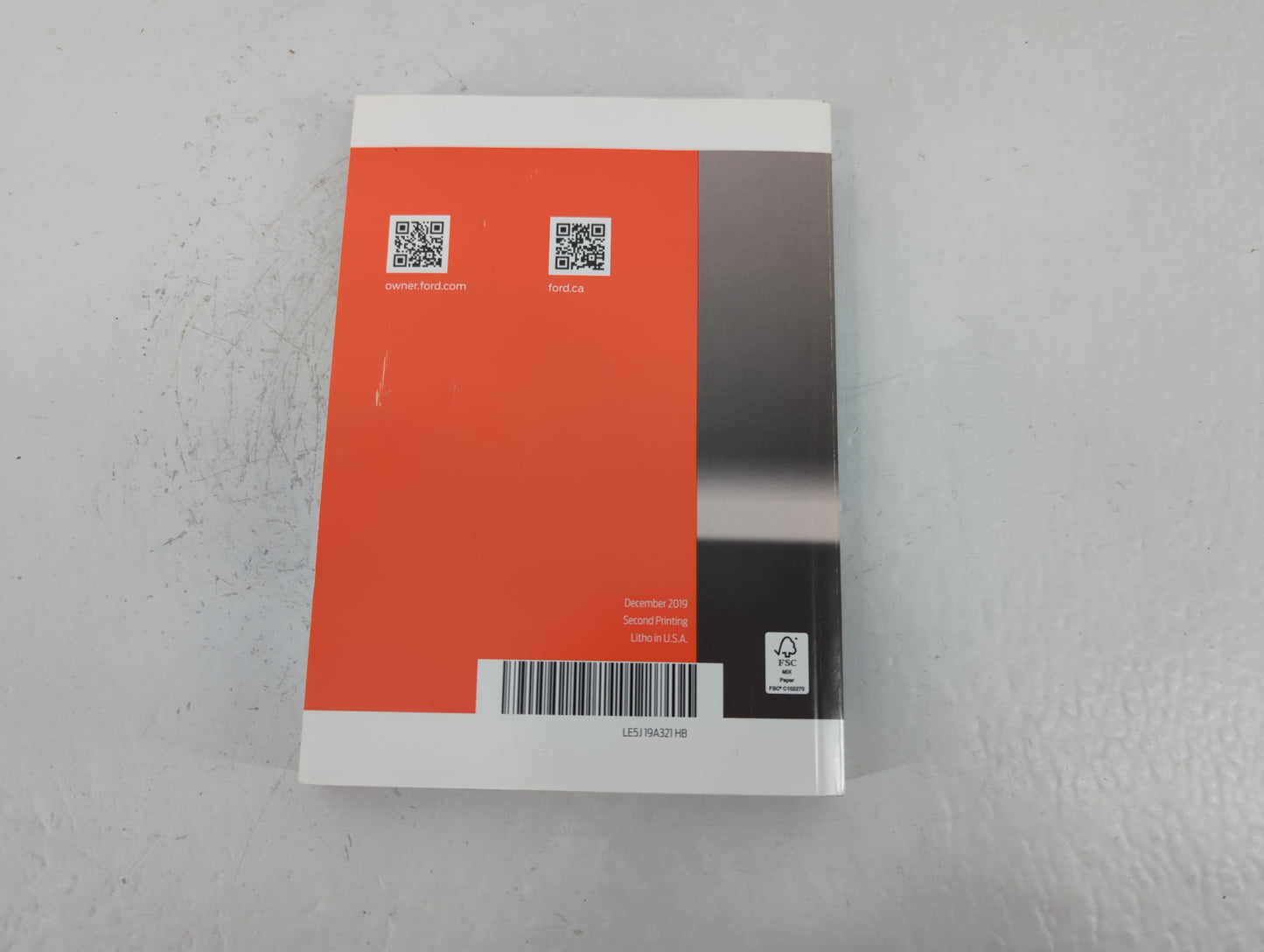 2020 Ford Fusion Owners Manual Book Guide P/N:LE5J 19A321 HB OEM Used Auto Parts - Oemusedautoparts1.com