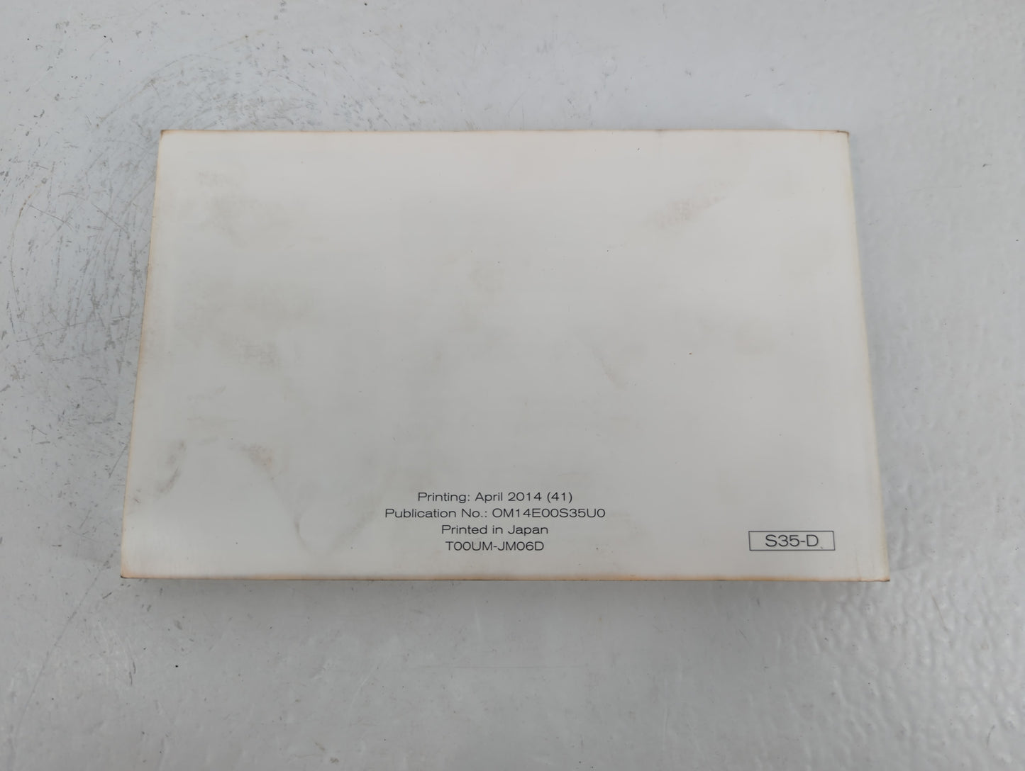 2014 Nissan Rogue Select Owners Manual Book Guide P/N:T00UM-JM06D OEM Used Auto Parts - Oemusedautoparts1.com