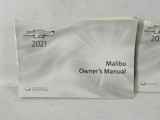 2021 Chevrolet Malibu Owners Manual Book Guide P/N:84523389 A OEM Used Auto Parts