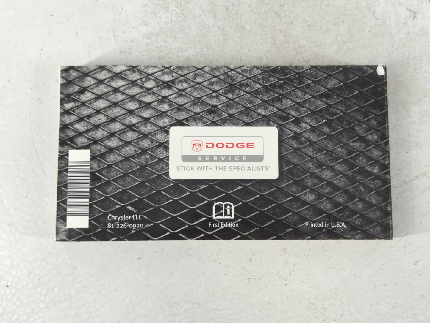 2009 Dodge Charger Owners Manual Book Guide P/N:81-226-0920 OEM Used Auto Parts - Oemusedautoparts1.com