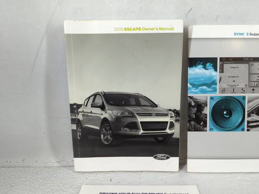 2016 Ford Escape Owners Manual Book Guide OEM Used Auto Parts