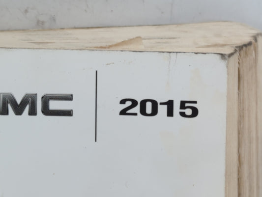 2015 Gmc Terrain Owners Manual Book Guide P/N:22985507 A OEM Used Auto Parts