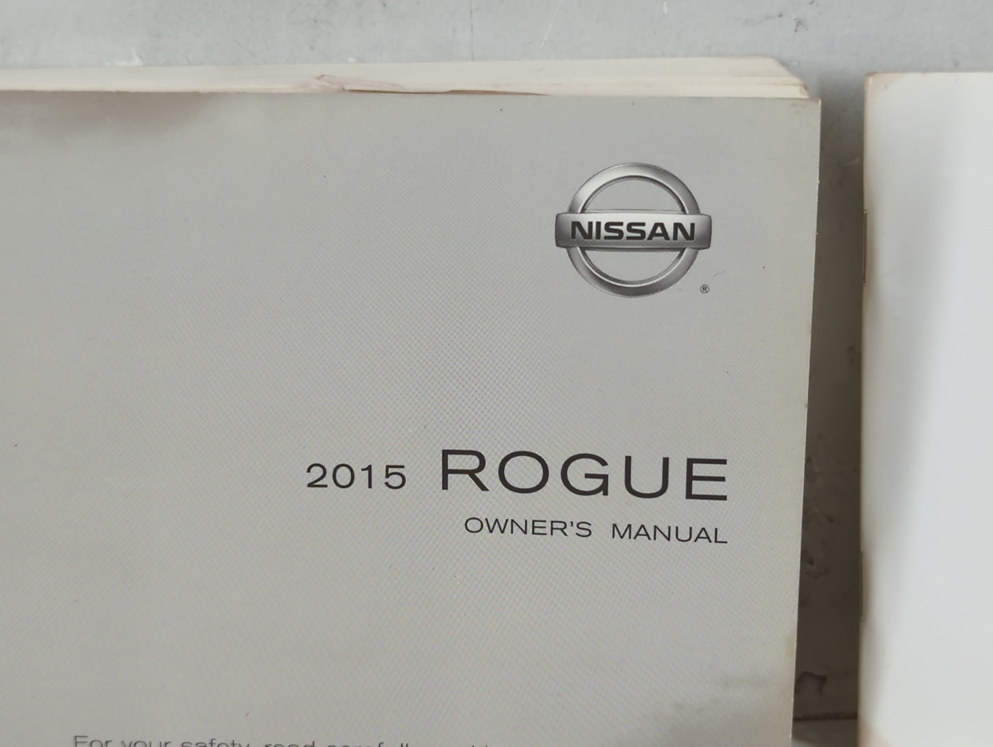 2015 Nissan Rogue Owners Manual Book Guide OEM Used Auto Parts - Oemusedautoparts1.com