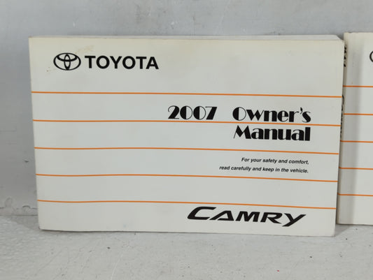 2007 Toyota Camry Owners Manual Book Guide P/N:01999-33740 OM33740U OEM Used Auto Parts