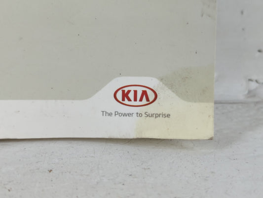 2016 Kia Sportage Owners Manual Book Guide P/N:G3WO-EU57D OEM Used Auto Parts