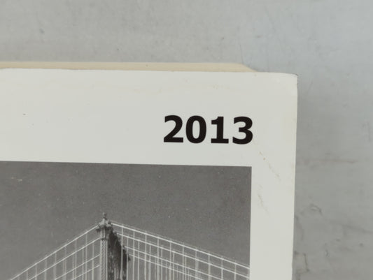 2013 Chevrolet Malibu Owners Manual Book Guide P/N:22941188 B OEM Used Auto Parts