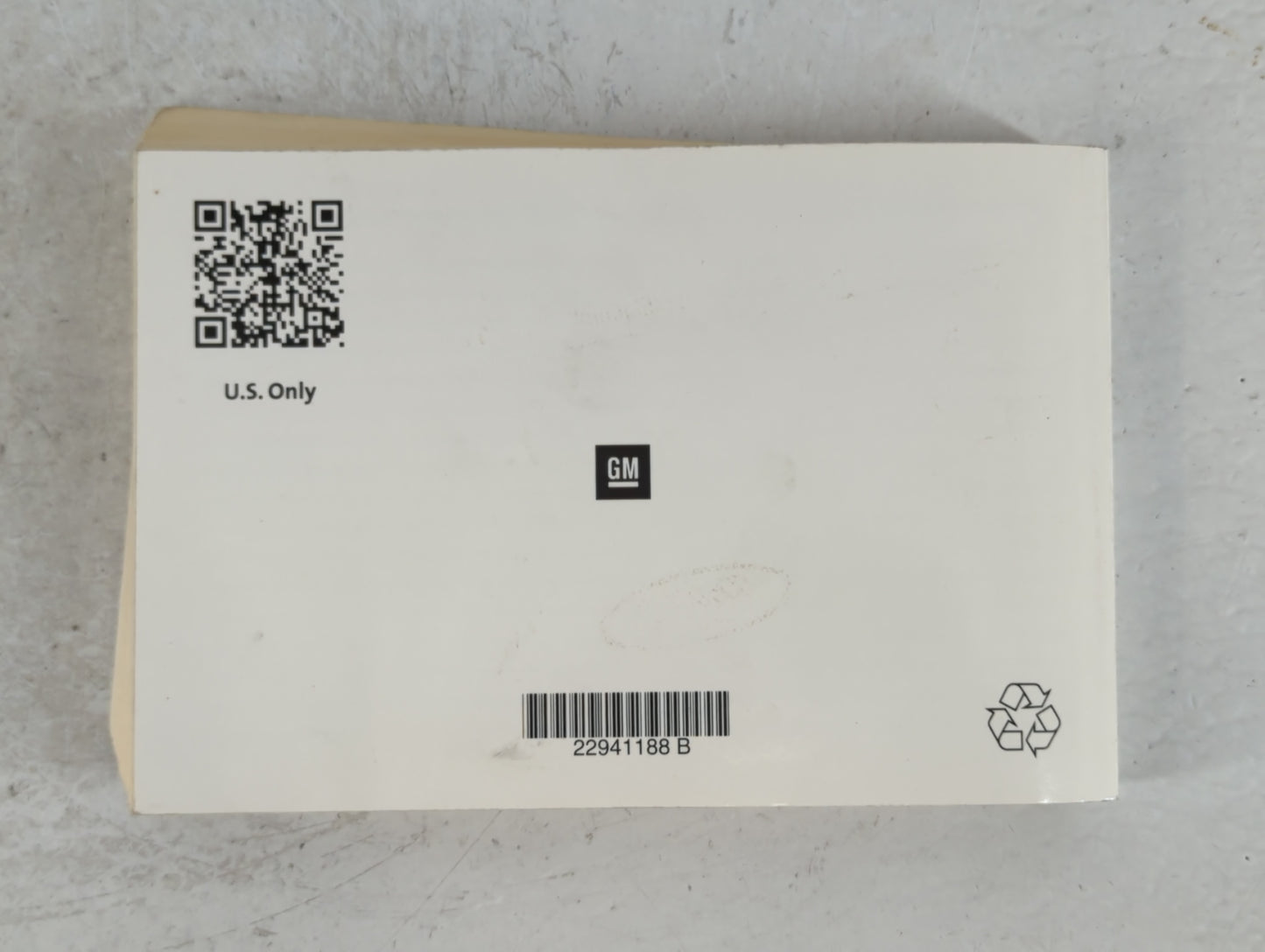 2013 Chevrolet Malibu Owners Manual Book Guide P/N:22941188 B OEM Used Auto Parts - Oemusedautoparts1.com