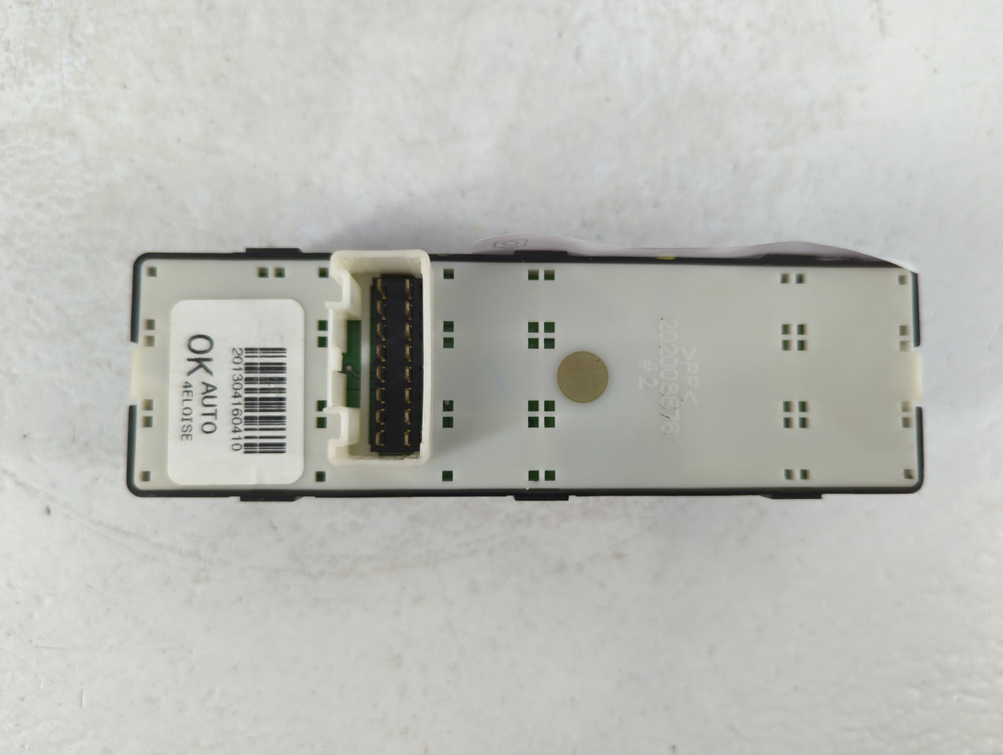 2011-2015 Hyundai Sonata Master Power Window Switch Replacement Driver Side Left P/N:201304160410 Fits OEM Used Auto Parts - Oemusedautoparts1.com