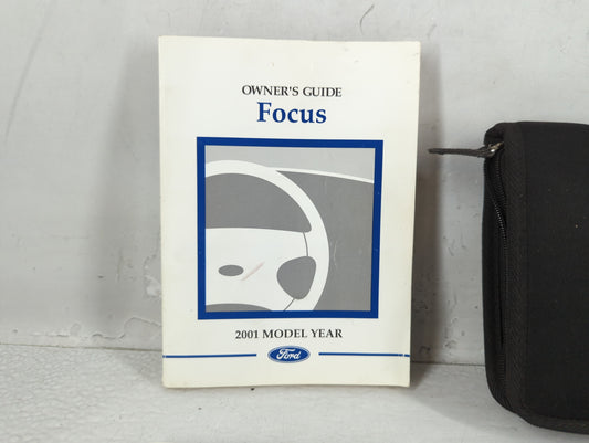 2001 Ford Focus Owners Manual Book Guide P/N:1S4J-19A321-BB OEM Used Auto Parts