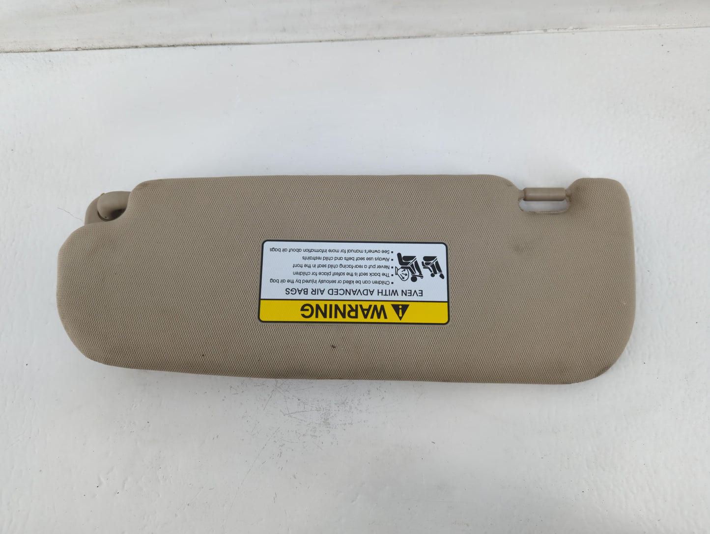 2011-2016 Kia Optima Sun Visor Shade Replacement Passenger Right Mirror Fits Fits 2011 2012 2013 2014 2015 2016 OEM Used Auto Parts - Oemusedautoparts1.com