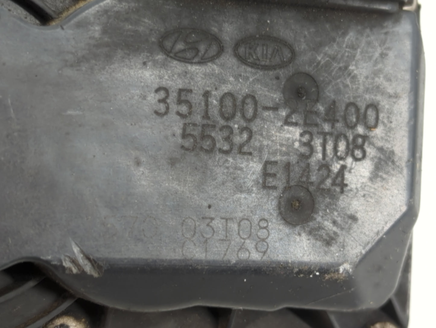 2020-2022 Kia Forte Throttle Body P/N:35100-2E400 Fits Fits 2020 2021 2022 OEM Used Auto Parts - Oemusedautoparts1.com