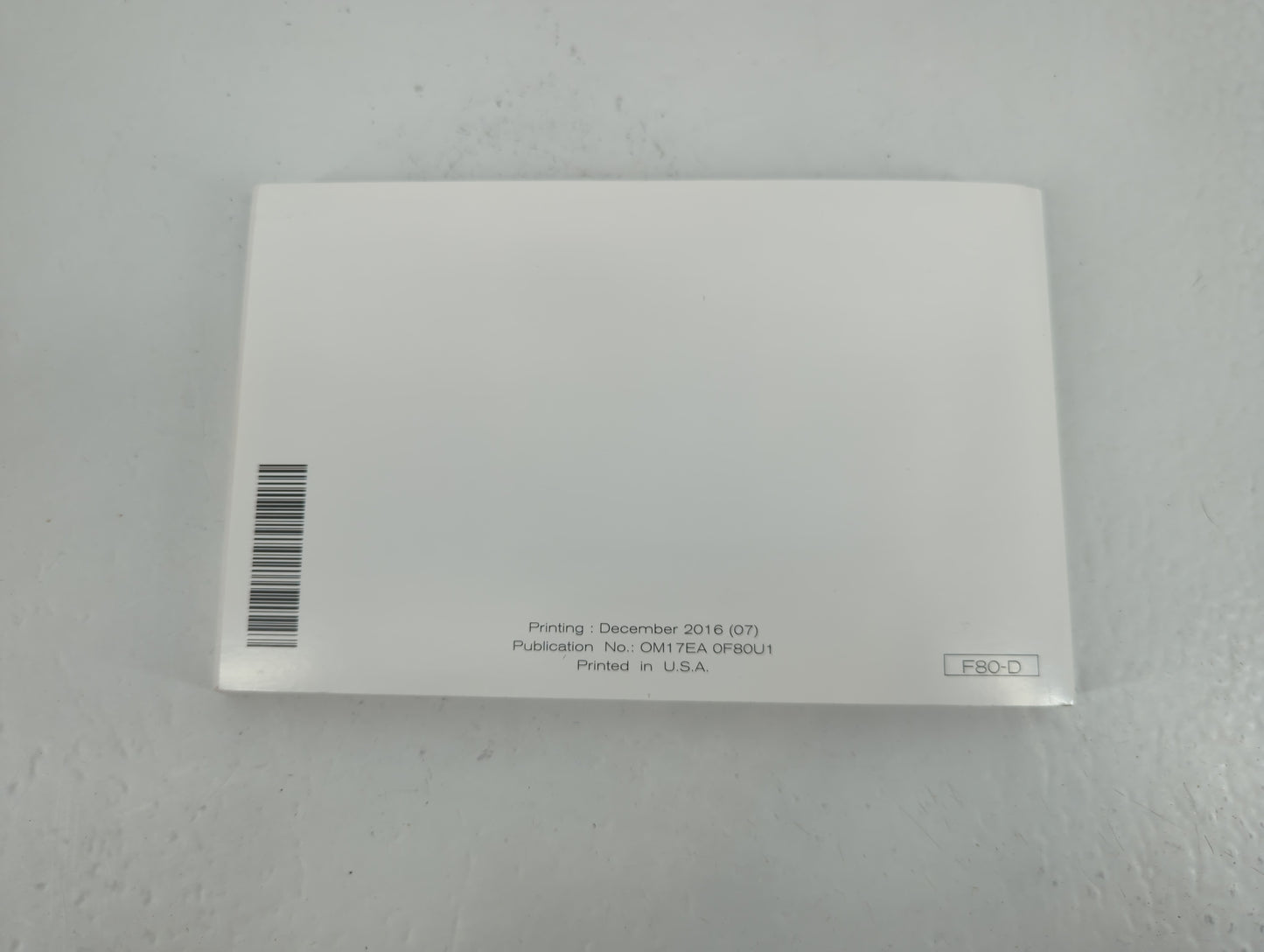 2017 Nissan Nv1500 Owners Manual Book Guide P/N:OM17EA 0F80U1 OEM Used Auto Parts - Oemusedautoparts1.com