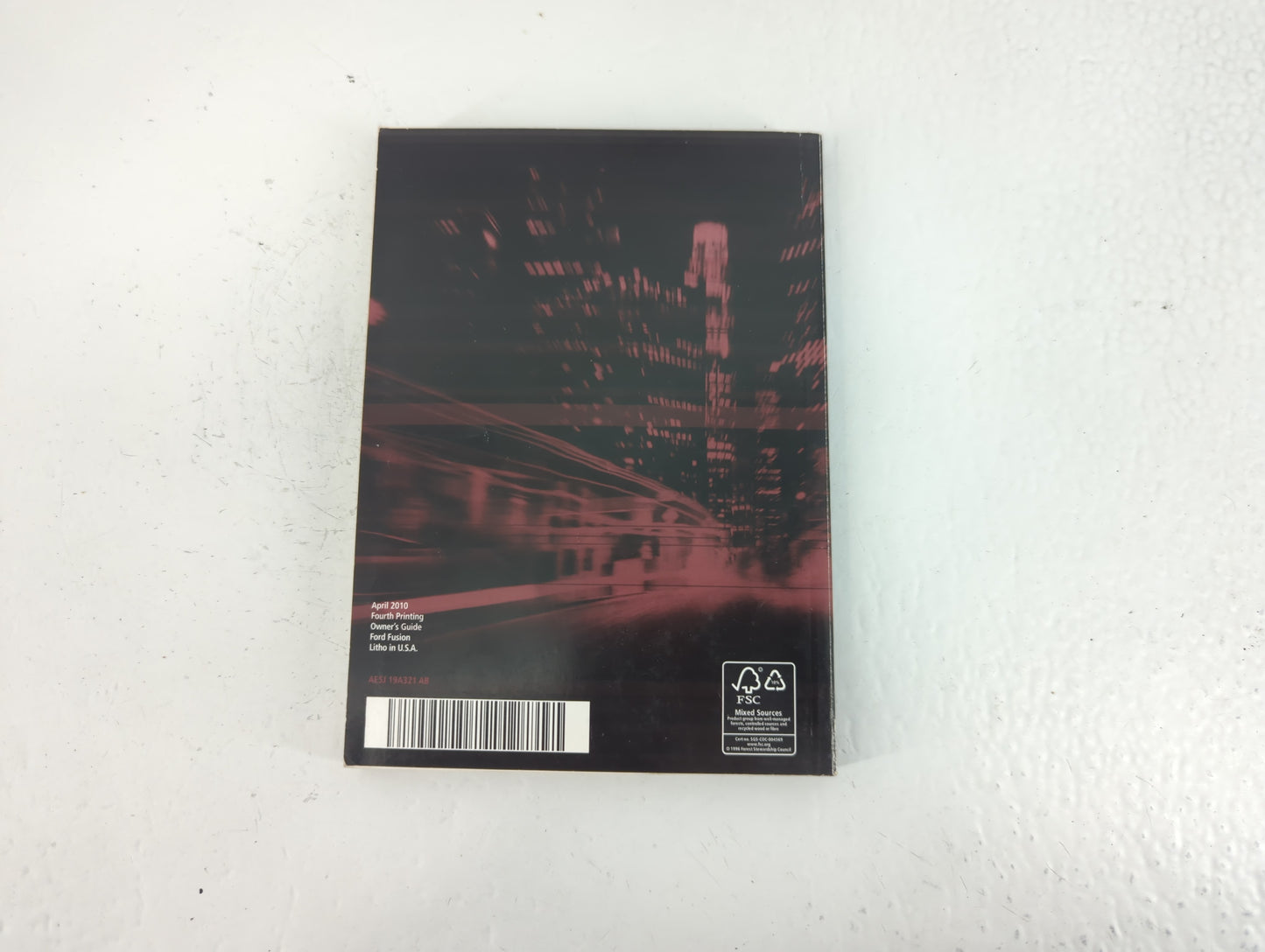 2010 Ford Fusion Owners Manual Book Guide P/N:AE5J 19A321 AB OEM Used Auto Parts - Oemusedautoparts1.com