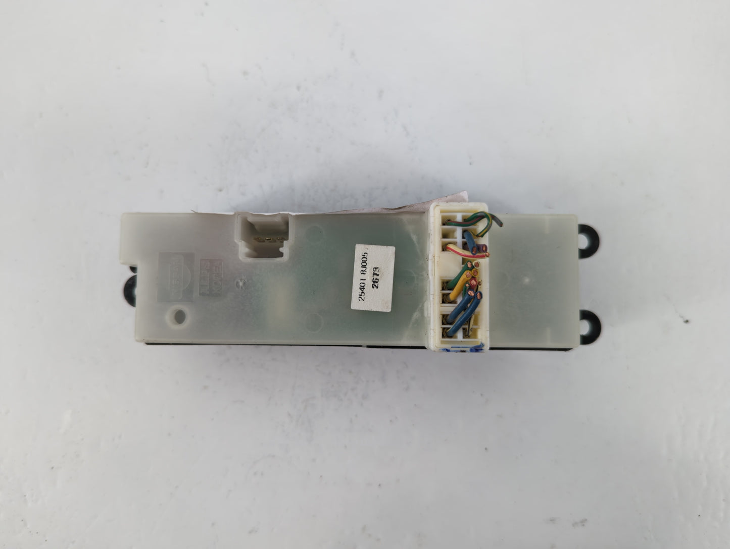 2002-2006 Nissan Altima Master Power Window Switch Replacement Driver Side Left P/N:25401 8J005 Fits Fits 2002 2003 2004 2005 2006 OEM Used Auto Parts - Oemusedautoparts1.com