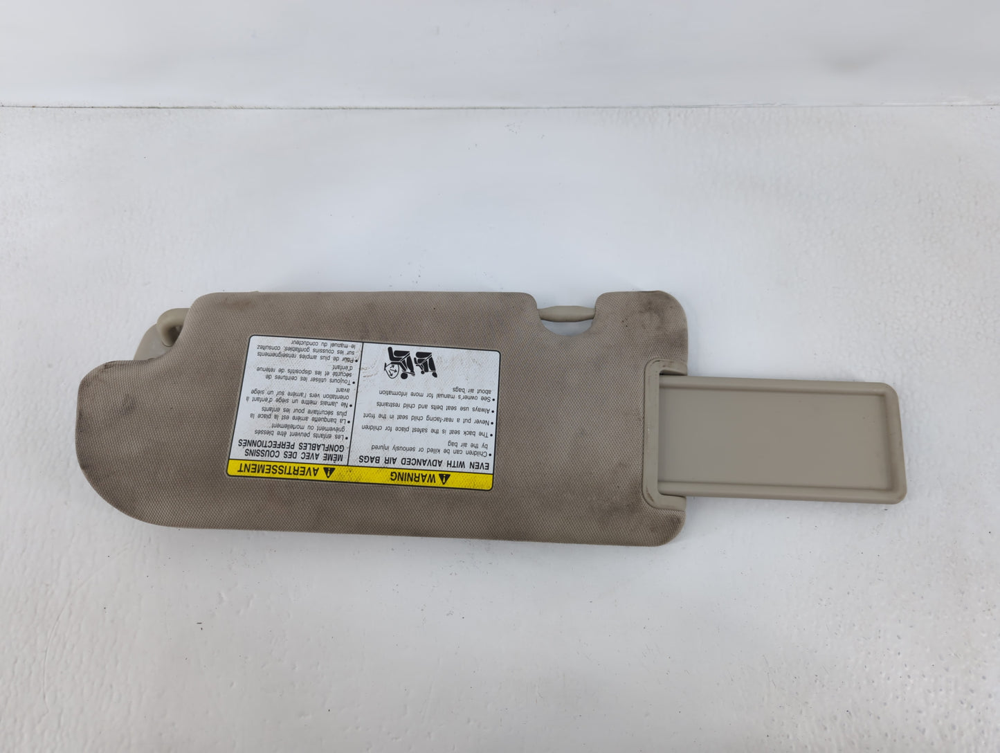 2008-2013 Infiniti G37 Sun Visor Shade Replacement Passenger Right Mirror Fits Fits 2008 2009 2010 2011 2012 2013 OEM Used Auto Parts - Oemusedautoparts1.com
