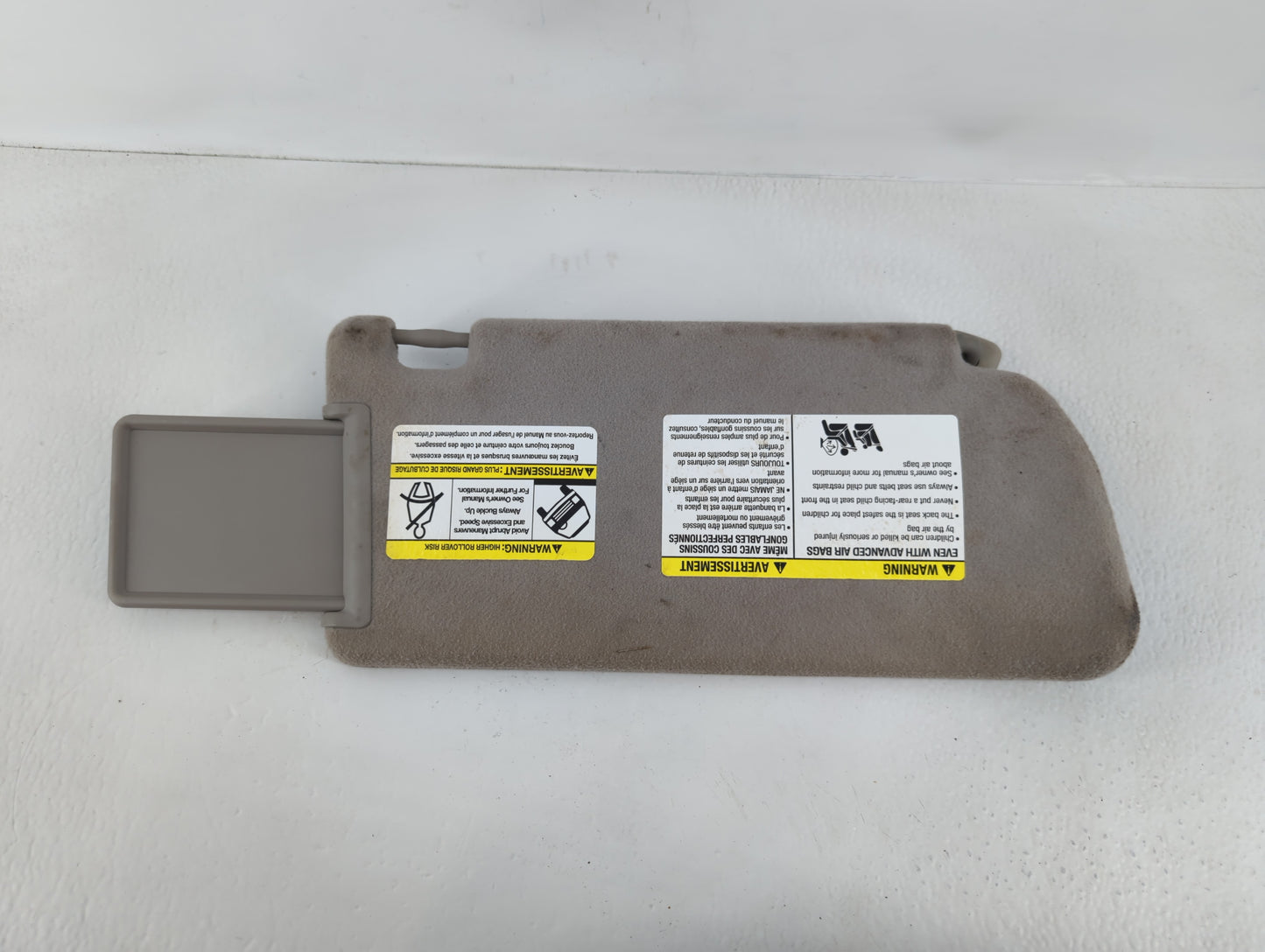 2009-2012 Suzuki Equator Sun Visor Shade Replacement Driver Left Mirror Fits Fits 2009 2010 2011 2012 OEM Used Auto Parts - Oemusedautoparts1.com