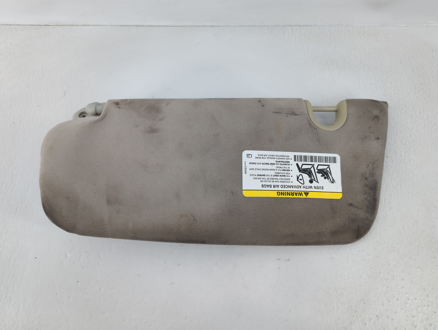 2017 Jeep Compass Sun Visor Shade Replacement Passenger Right Mirror Fits OEM Used Auto Parts - Oemusedautoparts1.com