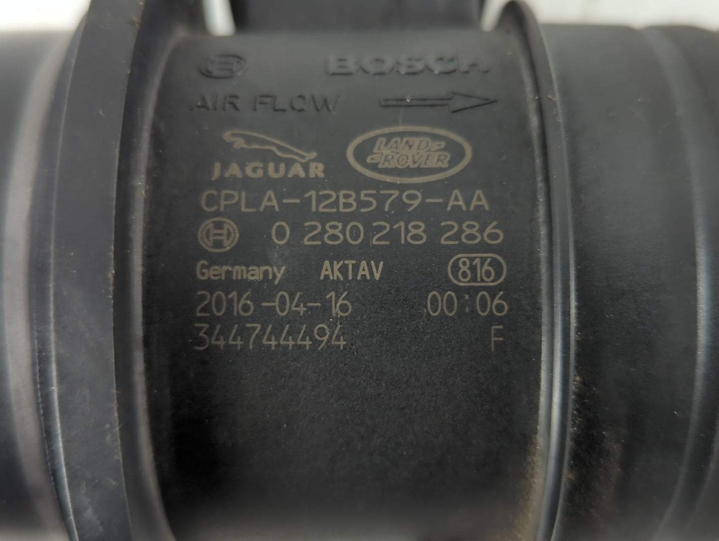 2017-2020 Jaguar F-pace Mass Air Flow Meter Maf - Oemusedautoparts1.com