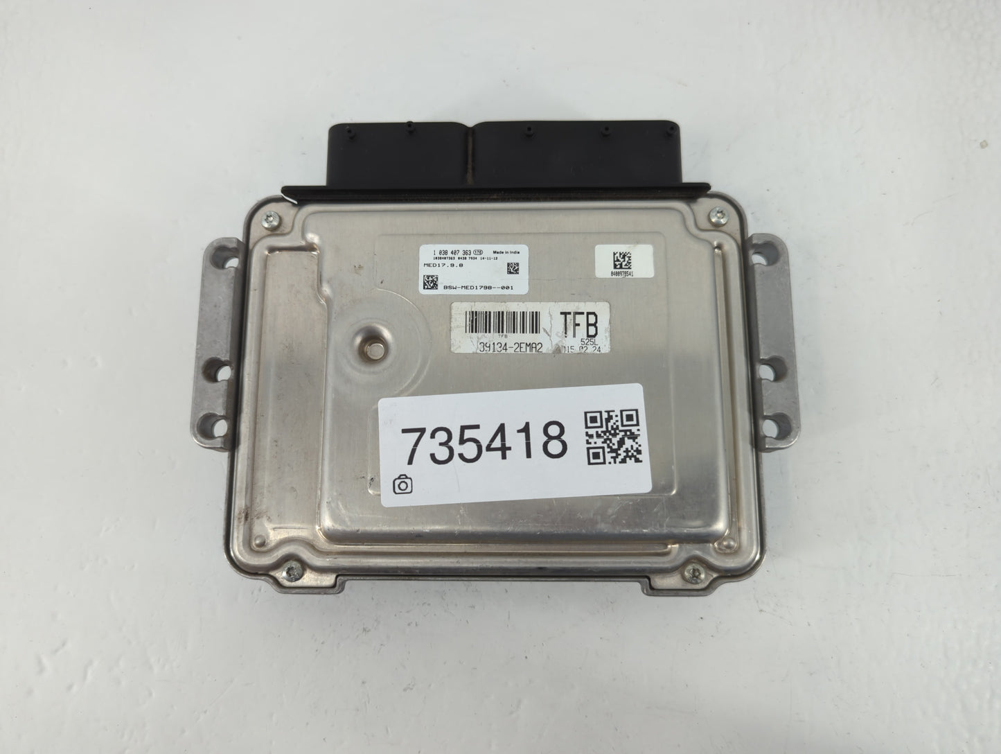 2014-2016 Hyundai Elantra PCM Engine Control Computer ECU ECM PCU OEM P/N:39135-2EMA2 Fits Fits 2014 2015 2016 OEM Used Auto Parts - Oemusedautoparts1.com