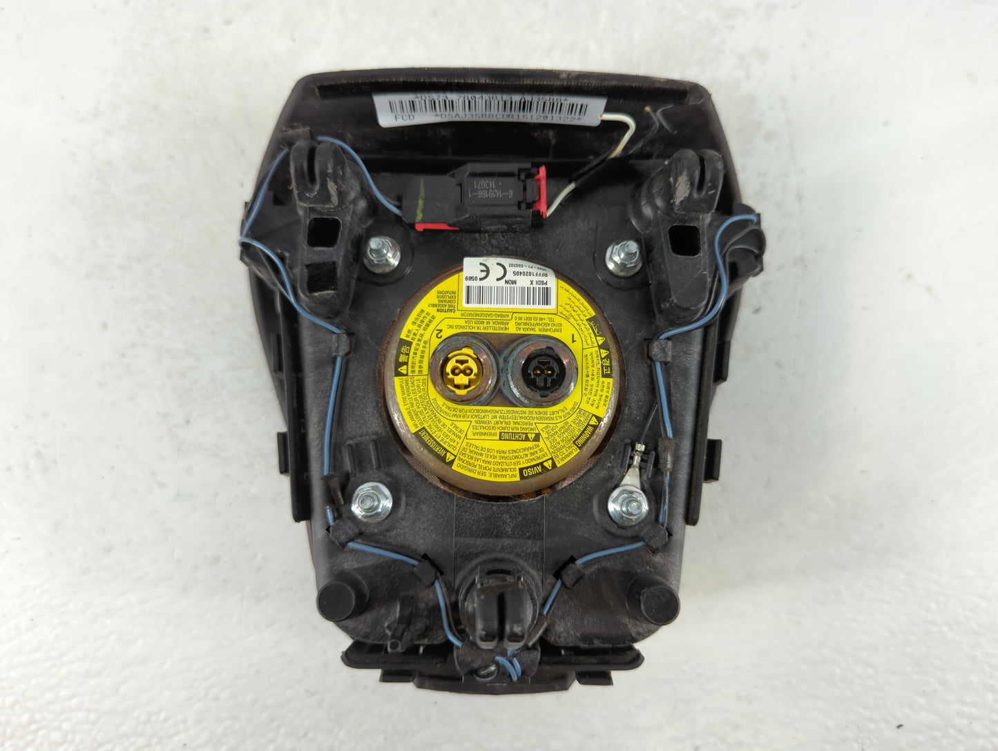 2015 Ford Fusion Air Bag Driver Left Steering Wheel Mounted P/N:AJ35B8 78043B13 Fits Fits 2004 2005 OEM Used Auto Parts - Oemusedautoparts1.com