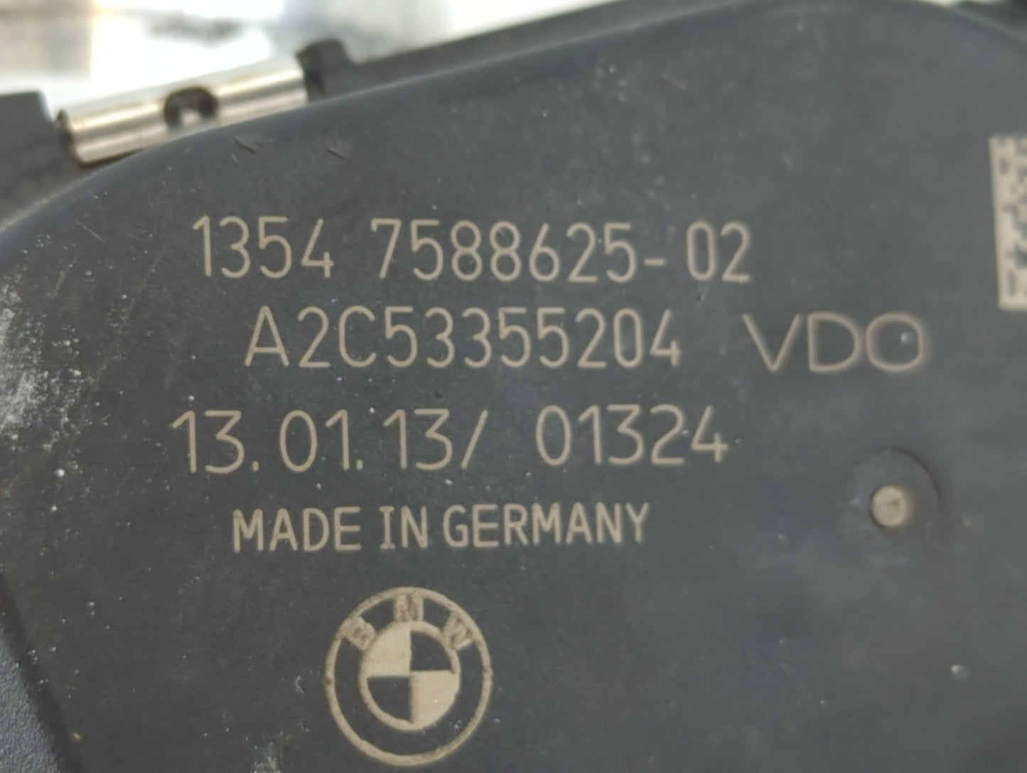 2012-2015 Bmw X1 Throttle Body P/N:1354 7588625-02 A2C53355204 Fits Fits 2012 2013 2014 2015 2016 2017 2018 OEM Used Auto Parts - Oemusedautoparts1.com