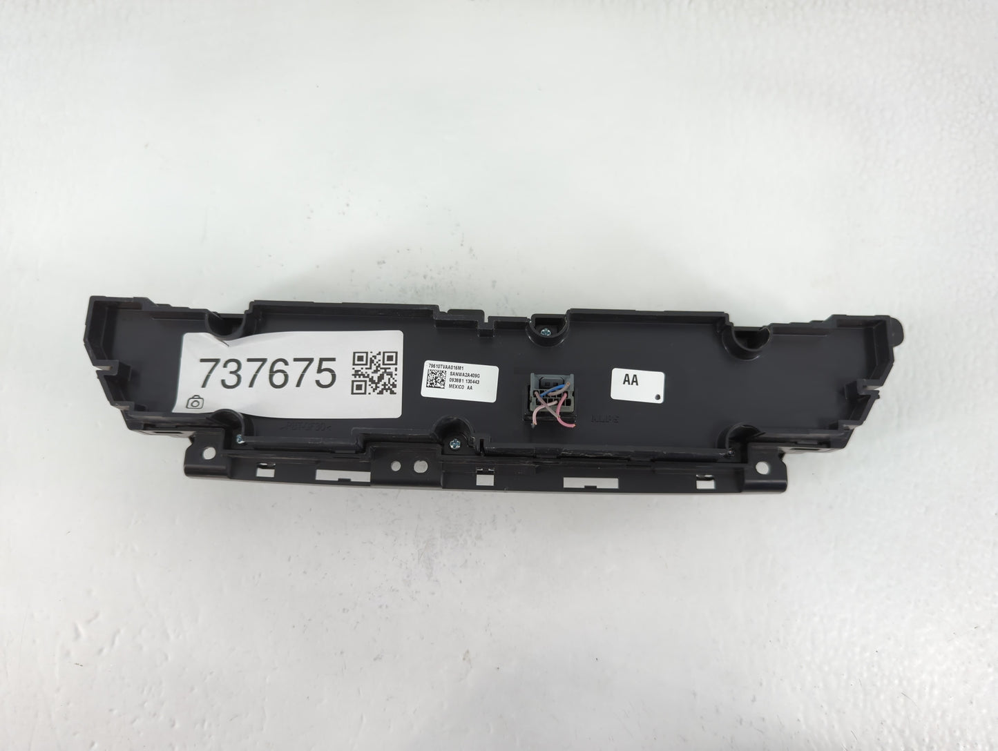 2018-2020 Honda Accord Climate Control Module Temperature AC/Heater Replacement P/N:79610TVAA016M 0938B1 130443 Fits OEM Used Auto Parts - Oemusedautoparts1.com