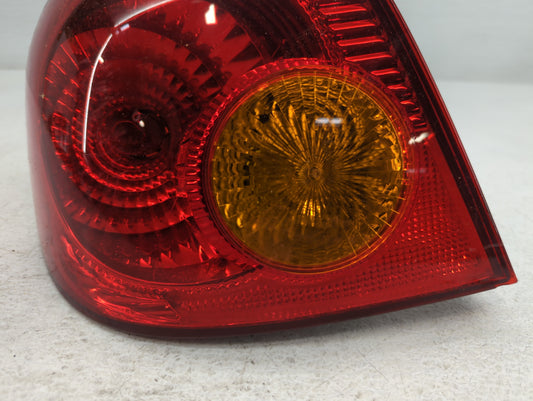 2003-2004 Toyota Corolla Tail Light Assembly Driver Left OEM Fits Fits 2003 2004 OEM Used Auto Parts