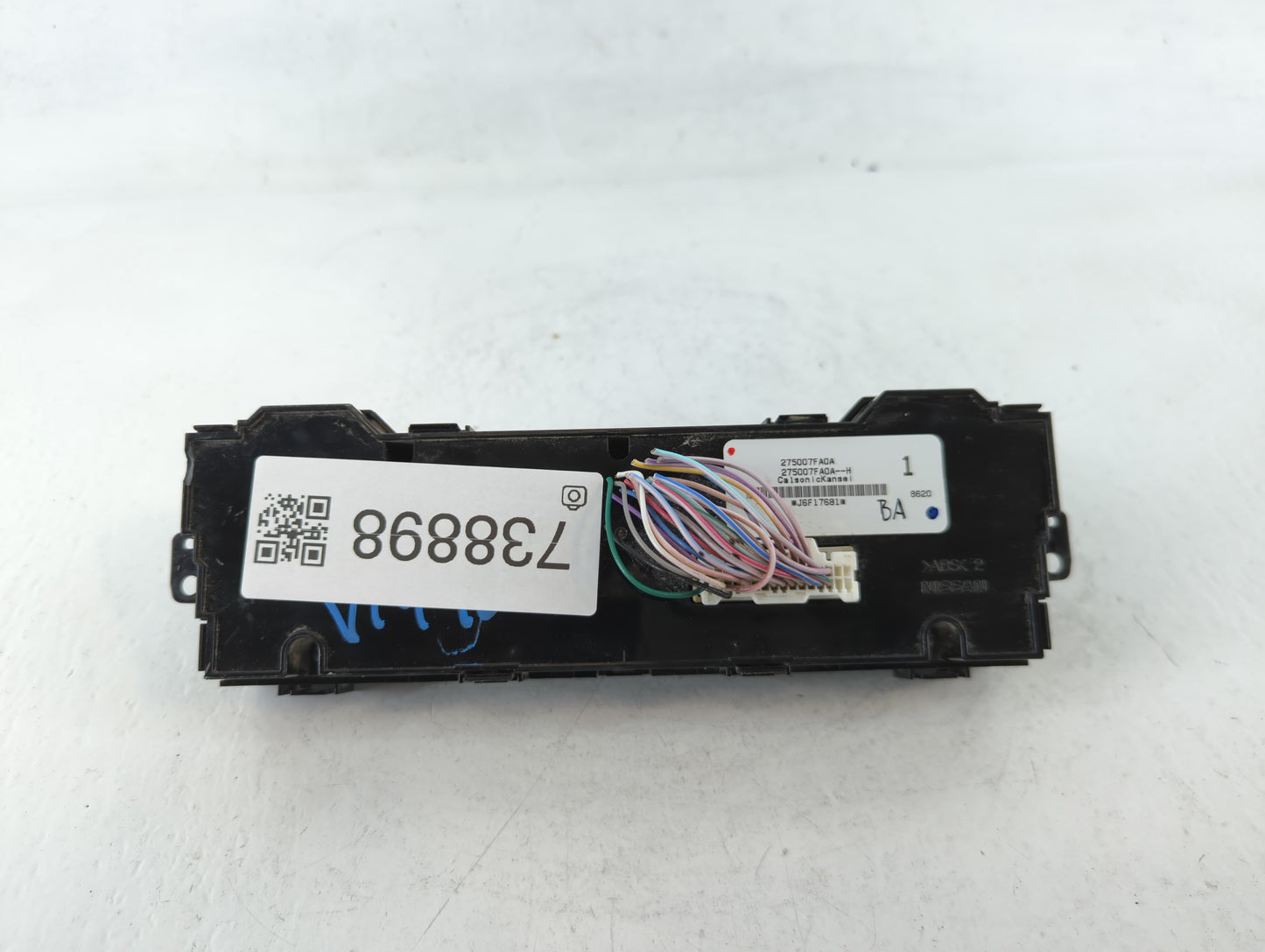 2017-2022 Nissan Rogue Sport Climate Control Module Temperature AC/Heater Replacement P/N:275007F A0A Fits OEM Used Auto Parts - Oemusedautoparts1.com
