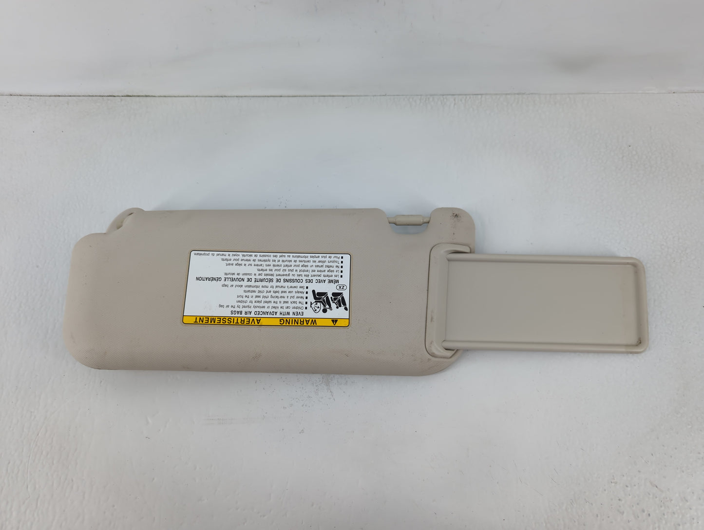 2019-2022 Toyota Corolla Sun Visor Shade Replacement Passenger Right Mirror Fits Fits 2019 2020 2021 2022 OEM Used Auto Parts - Oemusedautoparts1.com