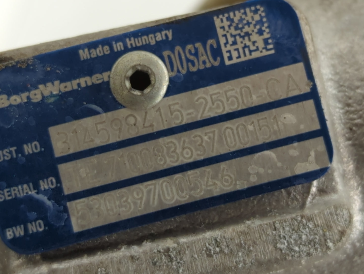 2019-2020 Volvo V60 Turbocharger Turbo Charger Super Charger Supercharger - Oemusedautoparts1.com