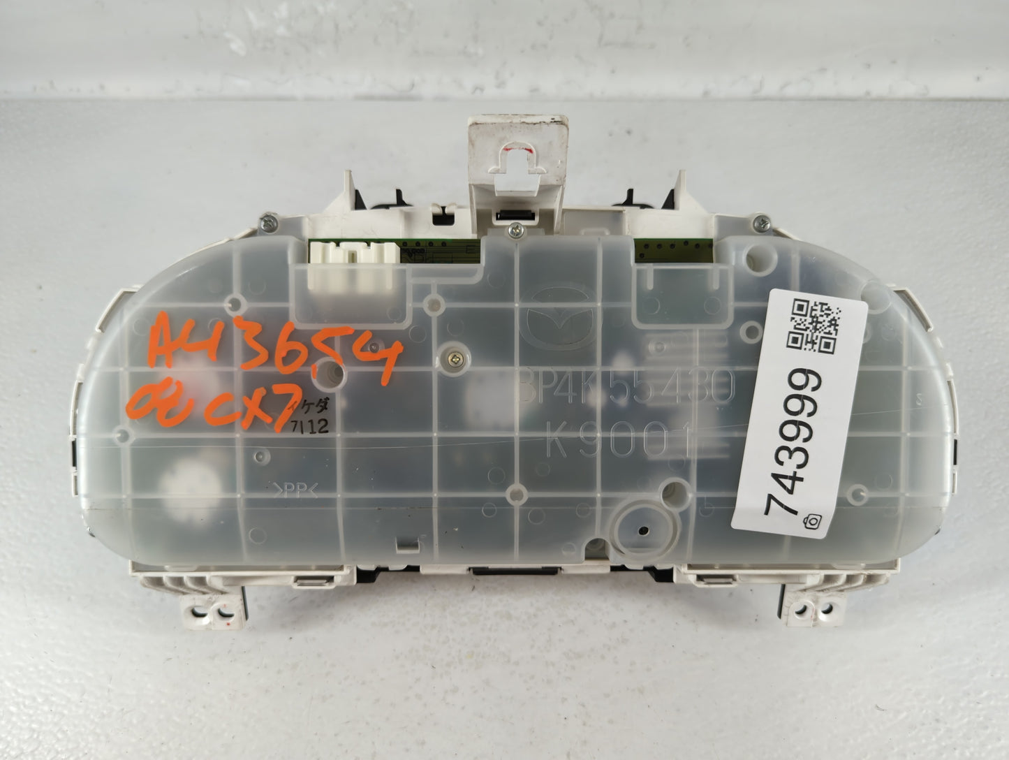 2007-2009 Mazda Cx-7 Instrument Cluster Speedometer Gauges P/N:K900 BP4K55430 Fits Fits 2007 2008 2009 OEM Used Auto Parts - Oemusedautoparts1.com