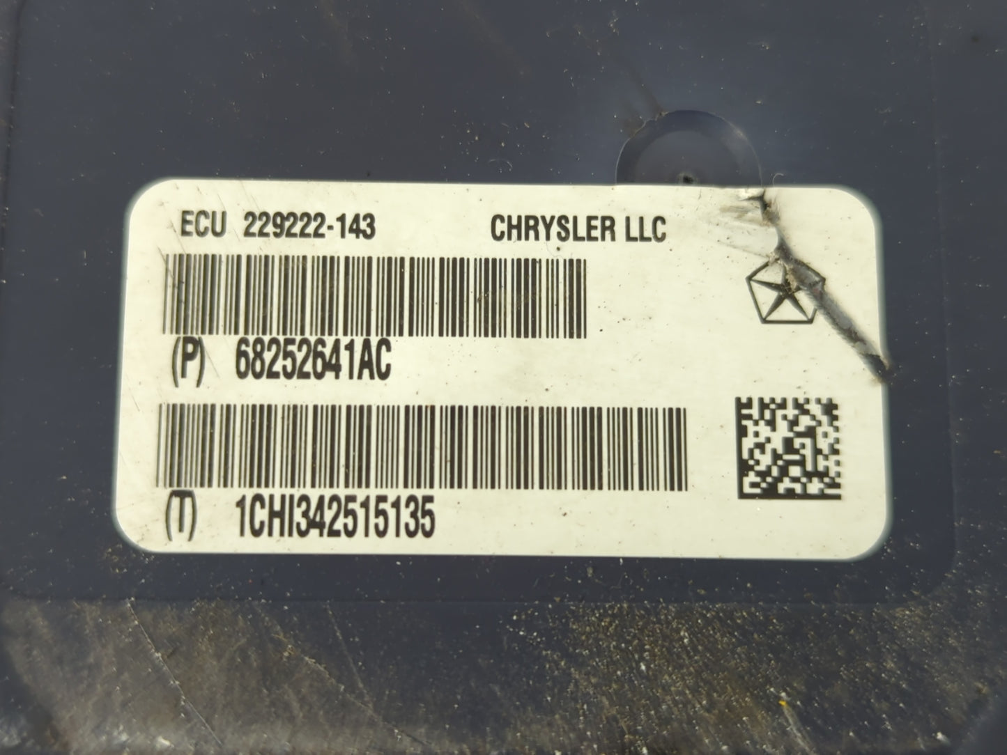 2016 Dodge Durango ABS Pump Control Module Replacement P/N:68306177AC Fits Fits 2017 OEM Used Auto Parts - Oemusedautoparts1.com