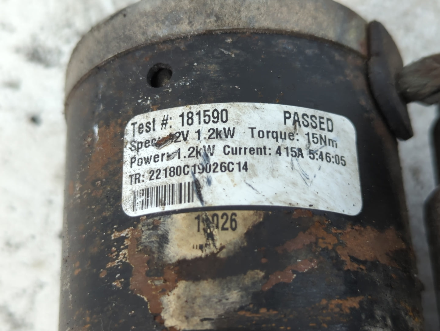 2008-2010 Chrysler Town & Country Car Starter Motor Solenoid OEM P/N:JX6T-11000-DA 19026 Fits Fits 2007 2008 2009 2010 OEM Used Auto Parts - Oemusedautoparts1.com