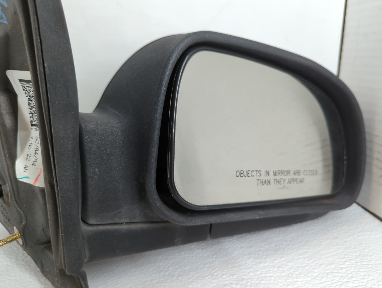 2003-2009 Gmc Envoy Passenger Right Side View Manual Door Mirror Black - Oemusedautoparts1.com