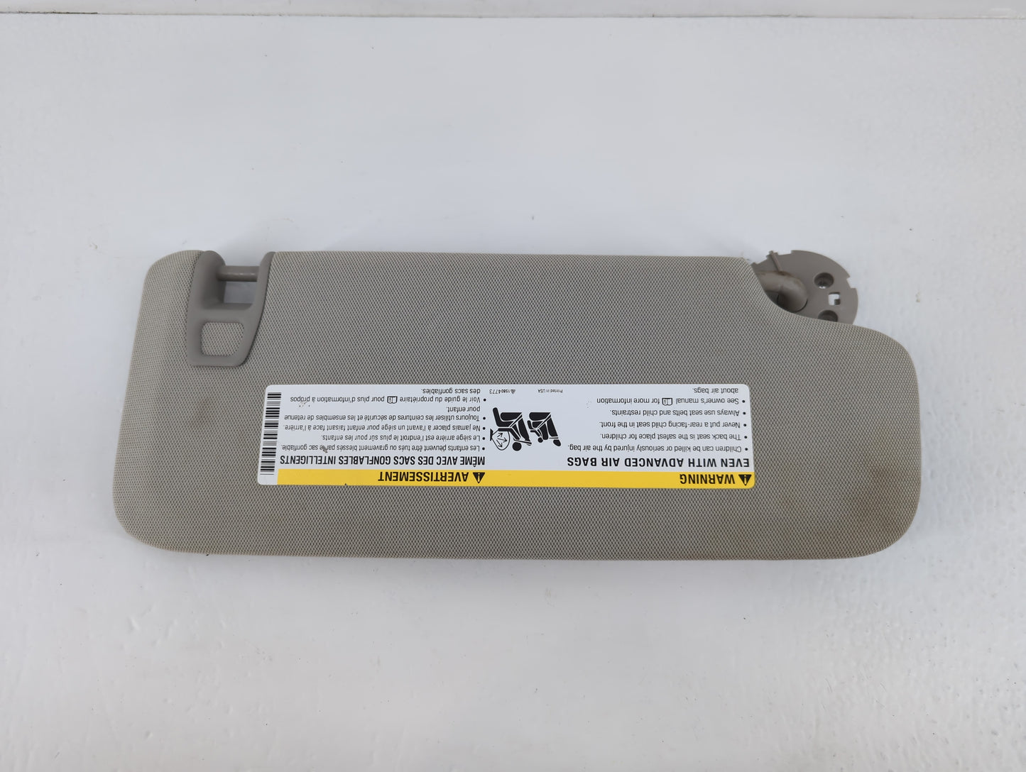 2012-2017 Buick Verano Sun Visor Shade Replacement Passenger Right Mirror Fits Fits 2012 2013 2014 2015 2016 2017 OEM Used Auto Parts - Oemusedautoparts1.com