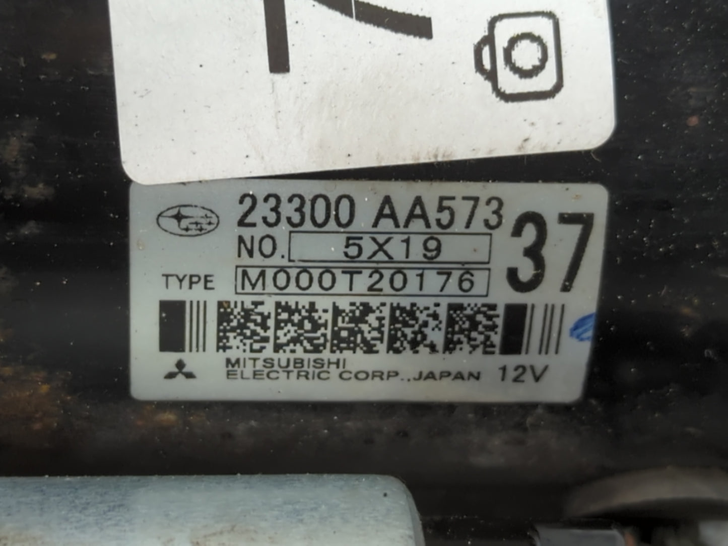 2009-2018 Subaru Forester Car Starter Motor Solenoid OEM P/N:M000T20176 23300 AA573 Fits OEM Used Auto Parts - Oemusedautoparts1.com