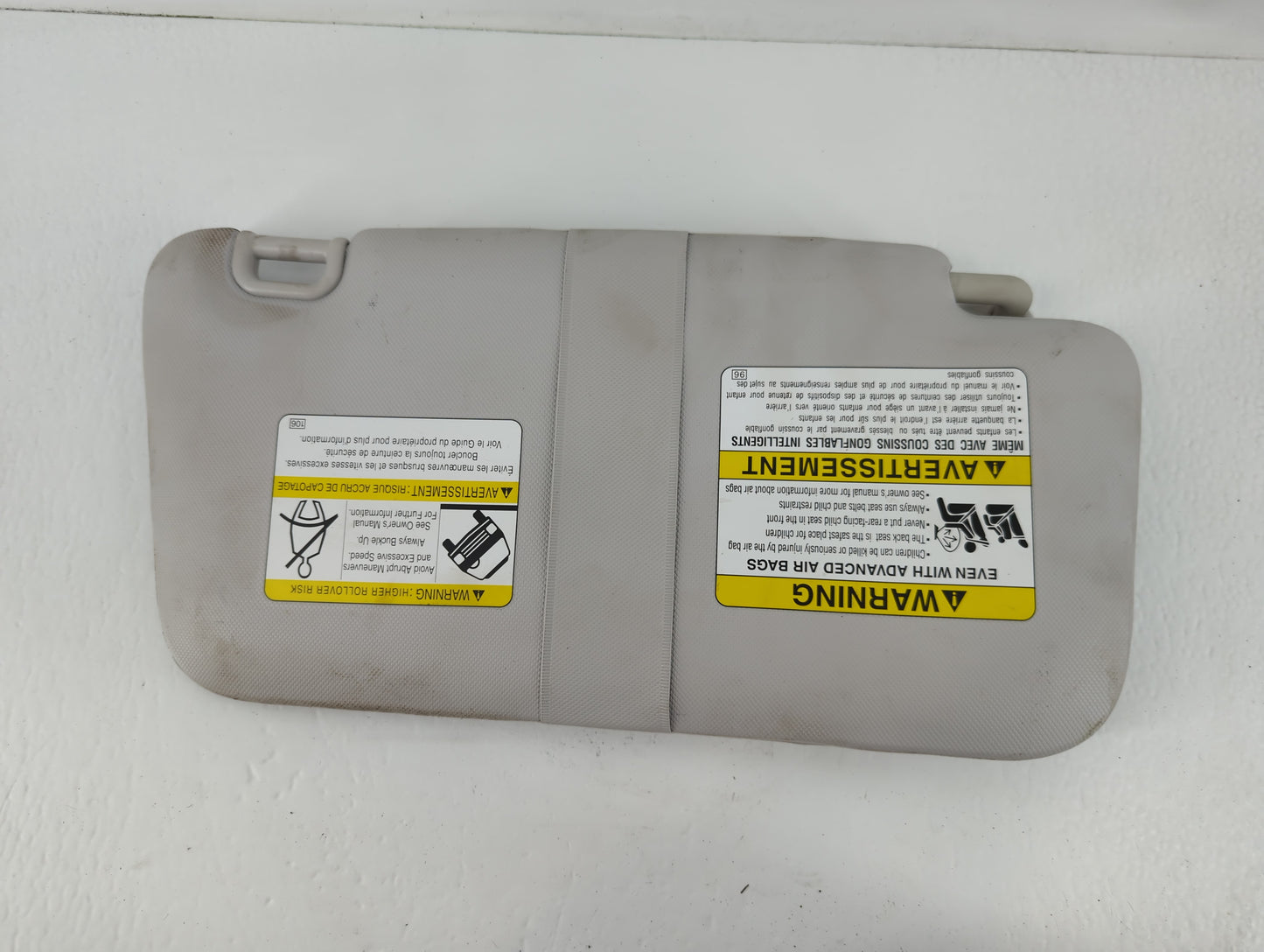 2013 Subaru Forester Sun Visor Shade Replacement Driver Left Mirror Fits OEM Used Auto Parts - Oemusedautoparts1.com
