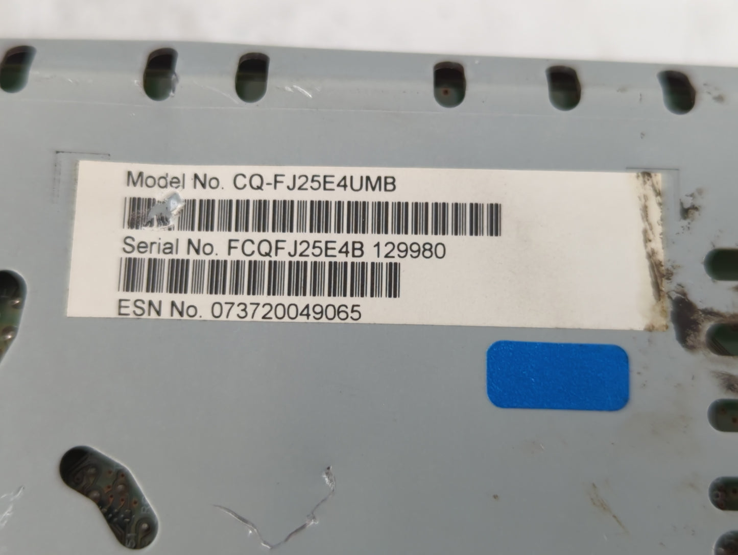 2017 Ford Fusion Radio AM FM Cd Player Receiver Replacement P/N:CQ-FJ25E4UMB Fits OEM Used Auto Parts - Oemusedautoparts1.com