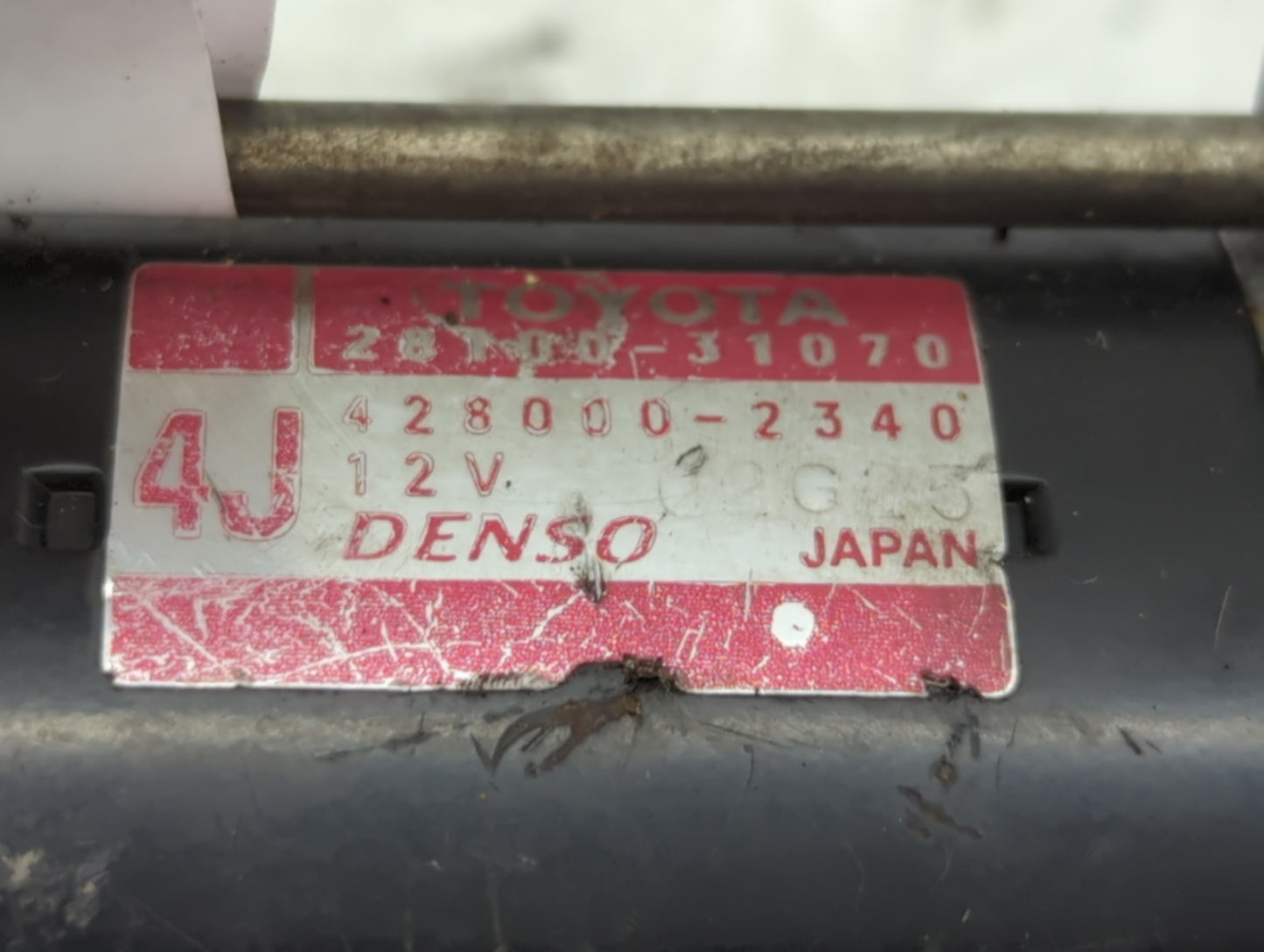 2006 Lexus Gs300 Car Starter Motor Solenoid OEM P/N:428000-2340 Fits Fits 2007 2008 2009 2010 2011 2012 2013 2014 2015 2016 2017 OEM Used Auto Parts - Oemusedautoparts1.com