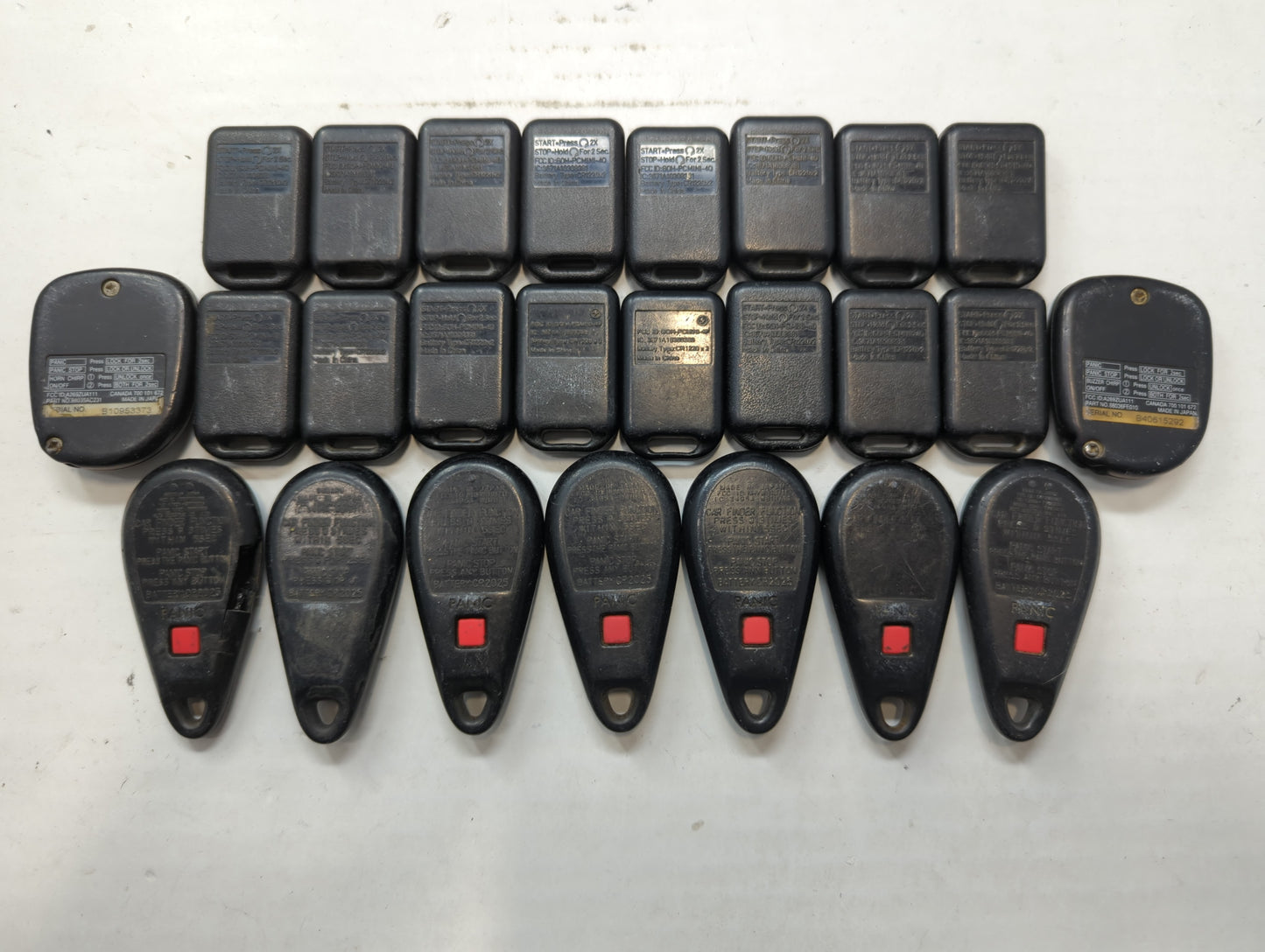 Lot of 25 Subaru Keyless Entry Remote Fob CWTWB1U819 | NHVWB1U711 - Oemusedautoparts1.com