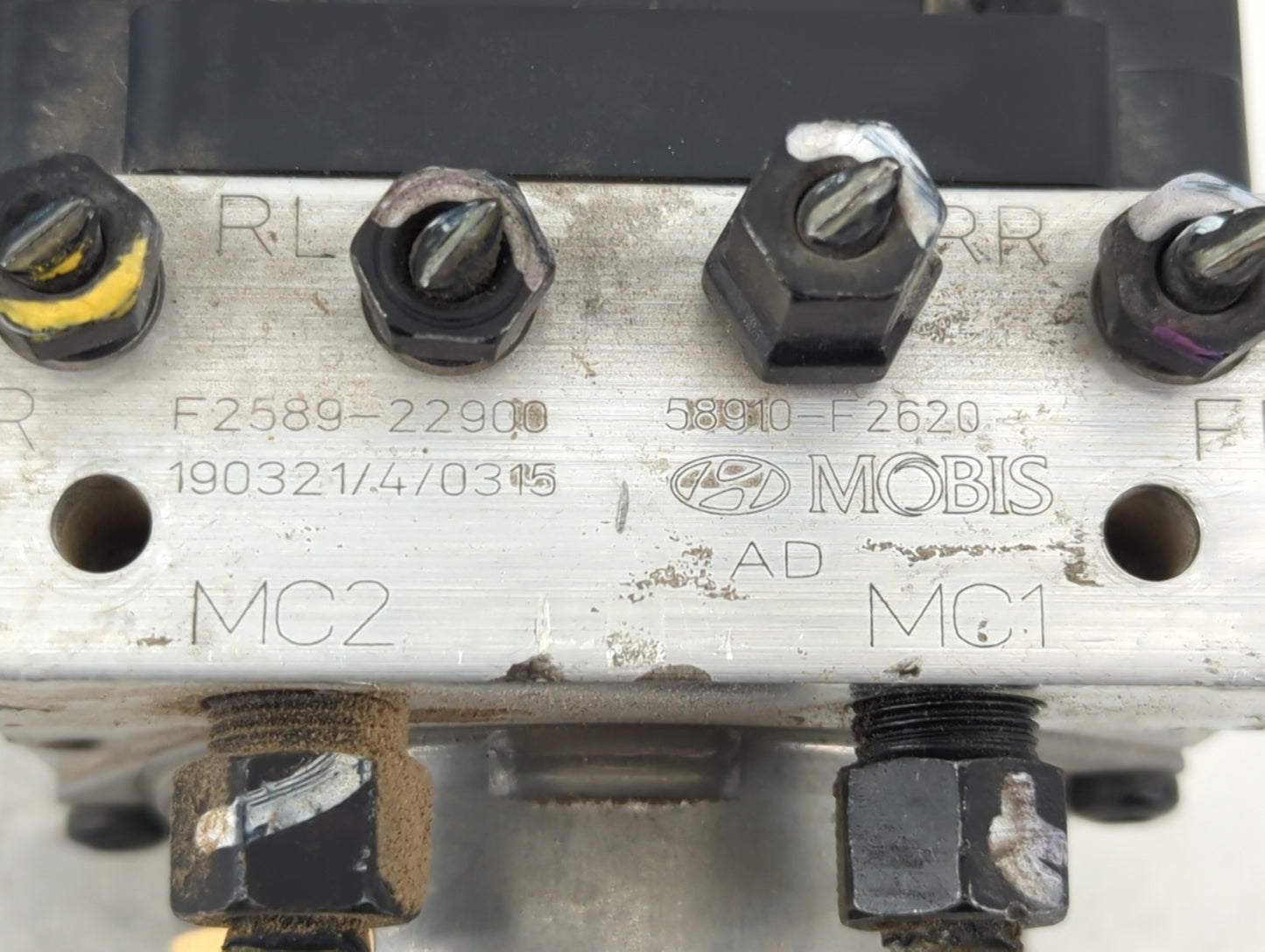 2019-2020 Hyundai Elantra ABS Pump Control Module Replacement P/N:58910-F2620 F2589-22900 Fits Fits 2019 2020 OEM Used Auto Parts - Oemusedautoparts1.com